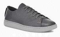 UGG Mens PISMO SNEAKER LOW LEATHER Color: DARK GREY