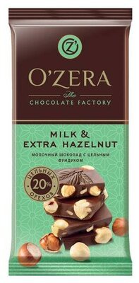 ������� �������� � ������� �������� Milk & Extra Hazelnut, 90 �