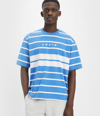 LS HALF SLEEVE T-SHIRT Super Sonic Stripe - Blue