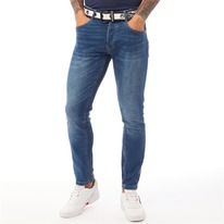 Mandmdirect Crosshatch Mens Barbeck Slim Fit Jeans Stonewash