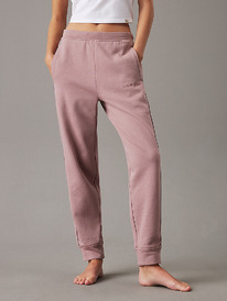 CK Lounge-Jogginghose aus Baumwoll-Fleece sand trap