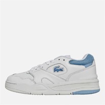 Mandmdirect Lacoste Womens Lineshot Trainers White/Light Blue
