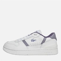 Mandmdirect Lacoste Womens T-Clip Set Trainers White/Light Purple