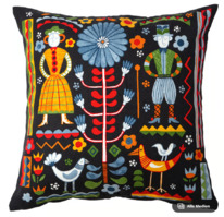 ikea TRATTKAKTUS Kissenbezug, bunt, 50x50 cm