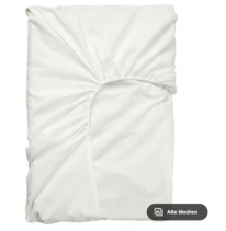 ikea ULLVIDE Spannbettlaken f Matratzenauflage, wei