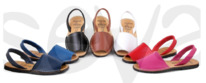 sevacalzados Avarca menorquina Damen Ledersandalen 201-S