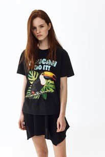hm T-Shirt mit Applikationen