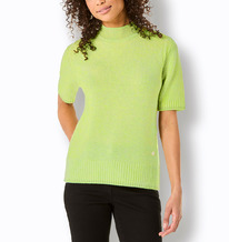 christmann  Création L Premium Merino-Kaschmir-Pullover, pistazie-meliert